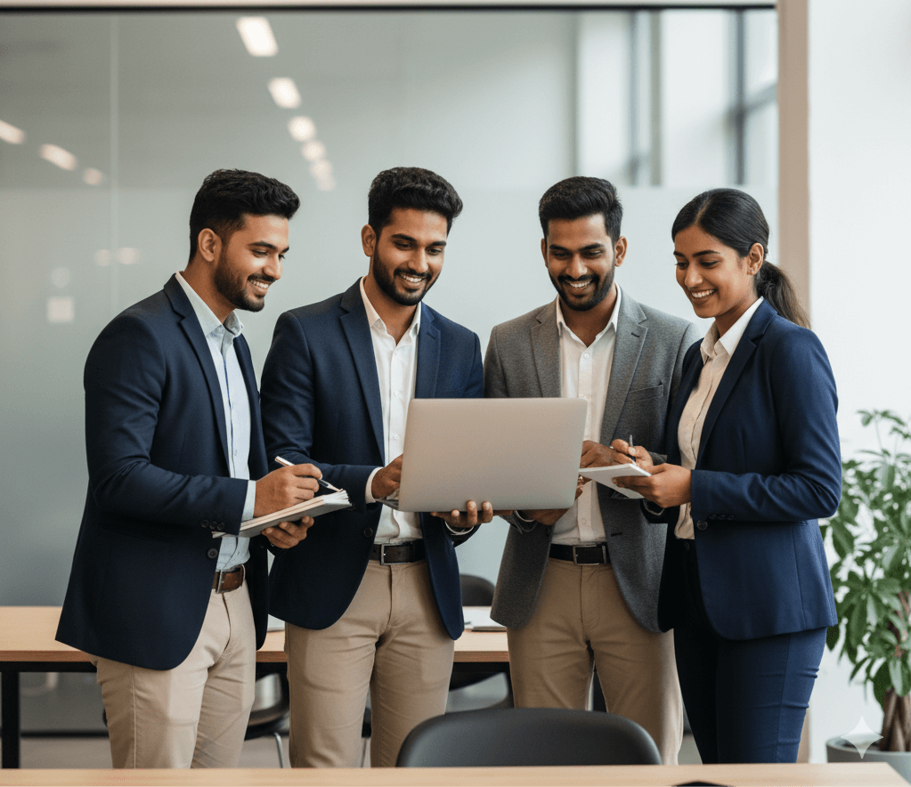 Team working together